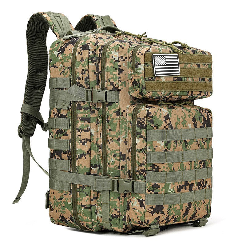 Mochila crossfit táctica militar de 45lt cómoda, resistente, ideal para gimnasio con soporte de carga pesada espacio óptimo y bolsillo interno