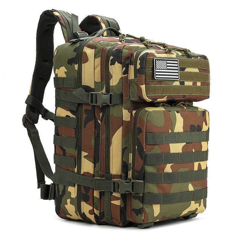 Mochila crossfit táctica militar de 45lt cómoda, resistente, ideal para gimnasio con soporte de carga pesada espacio óptimo y bolsillo interno