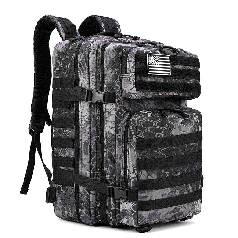 Mochila crossfit táctica militar de 45lt cómoda, resistente, ideal para gimnasio con soporte de carga pesada espacio óptimo y bolsillo interno