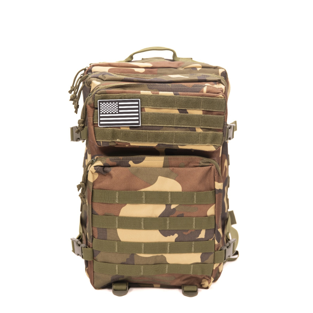 Mochila crossfit táctica militar de 45lt cómoda, resistente, ideal para gimnasio con soporte de carga pesada espacio óptimo y bolsillo interno