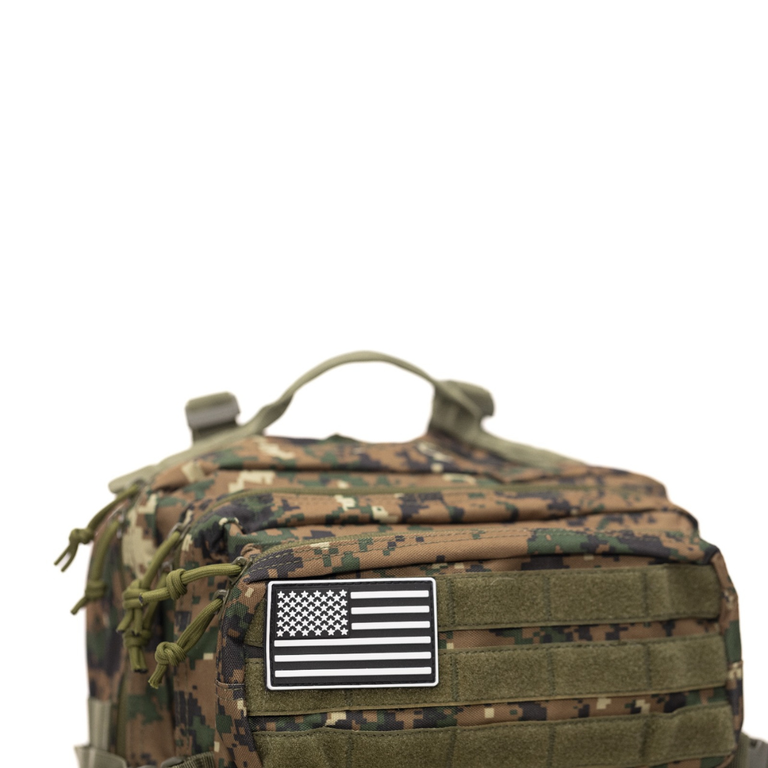 Mochila crossfit táctica militar de 45lt cómoda, resistente, ideal para gimnasio con soporte de carga pesada espacio óptimo y bolsillo interno